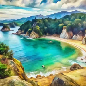 Van Gogh Abel Tasman National Park New Zealand High Quality