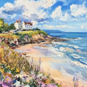 Wildflowers On The Beach Handmade