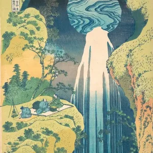 Yōrō Waterfall In Mino Province, Katsushika Hokusai Viral
