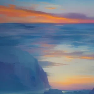 Sunset Over The Ocean 6 Secure Checkout