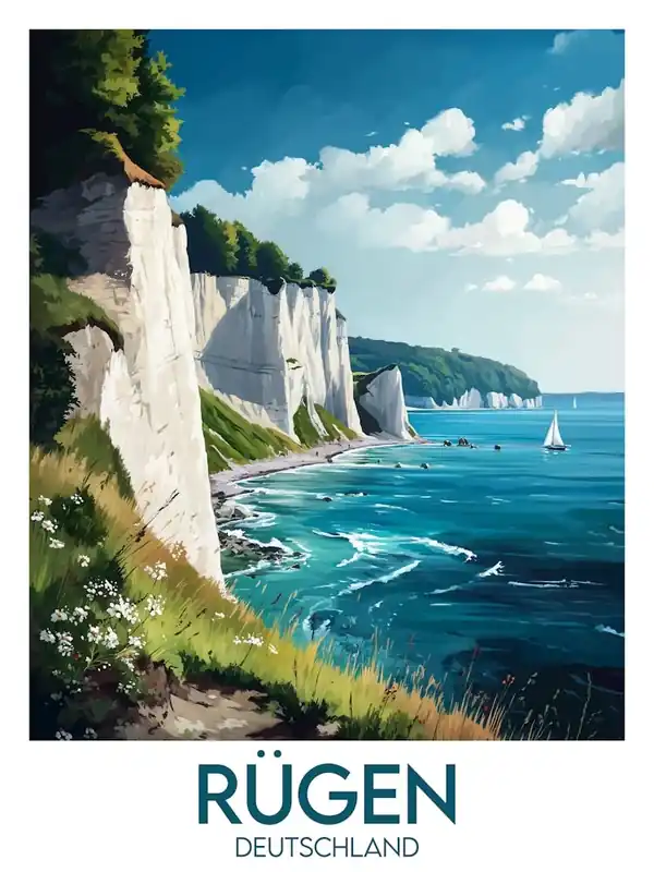 Affiche de voyage Rügen Certified