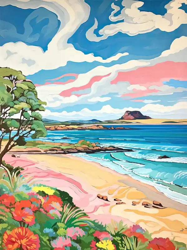 North Berwick Beach, East Lothian, Scotland, Matisse And Rousseau Style 1 Factory Price