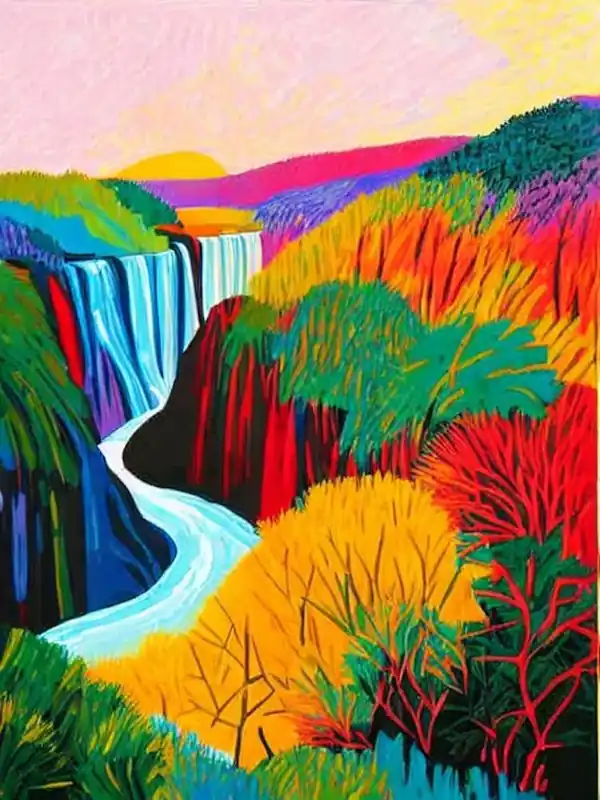 Victoria Falls National Park Zimbabwe Abstract Colourful Latest