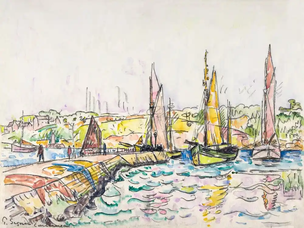 Editor’s Pick Concarneau (ca.1925), Paul Signac