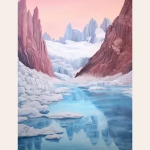 While Supplies Last Dreamy Winter National Park PosterLos Glaciares National Park Argentina 3