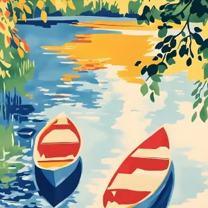 Time-Limited Two Boats On A Lake