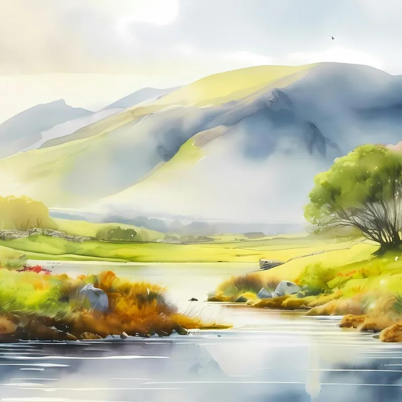 Watercolor Landscape Painting Certified