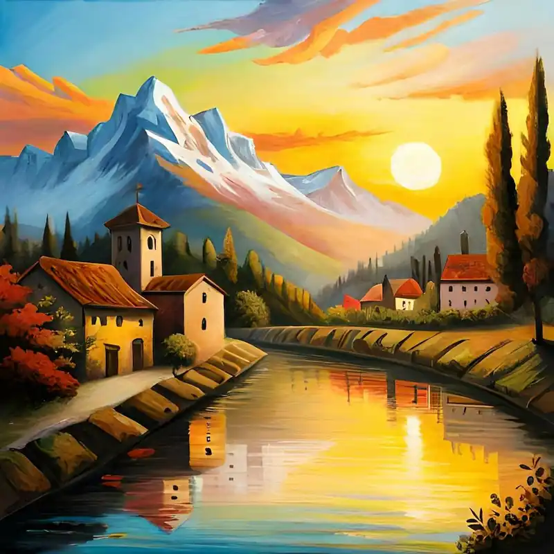 Sunset By The River Hassle-Free Returns