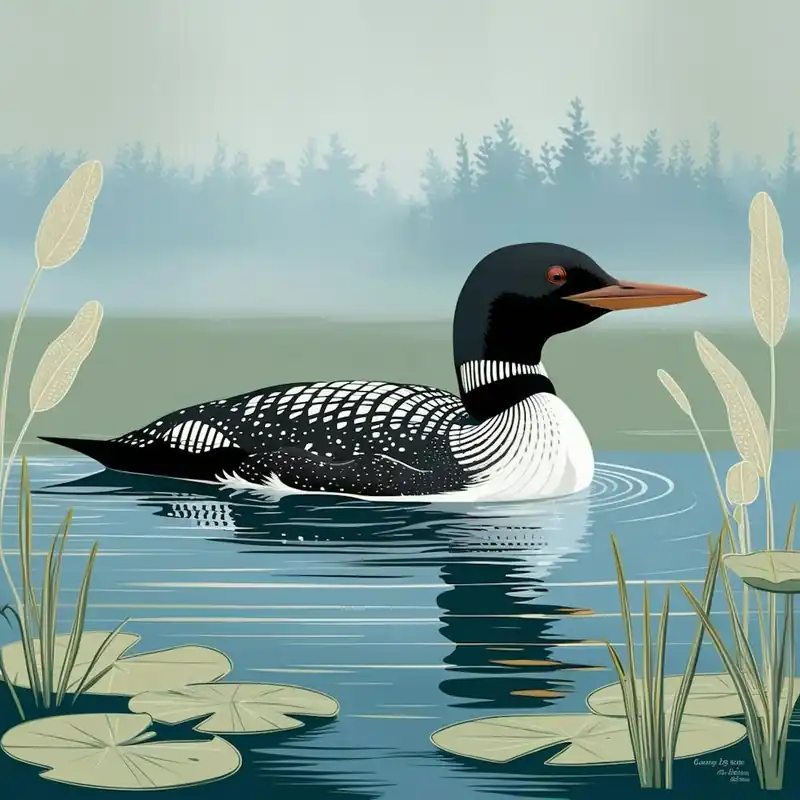 Big Sale Bird In Nature Common Loon