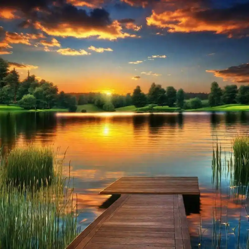 Sunset At The Lake 7 Get Yours