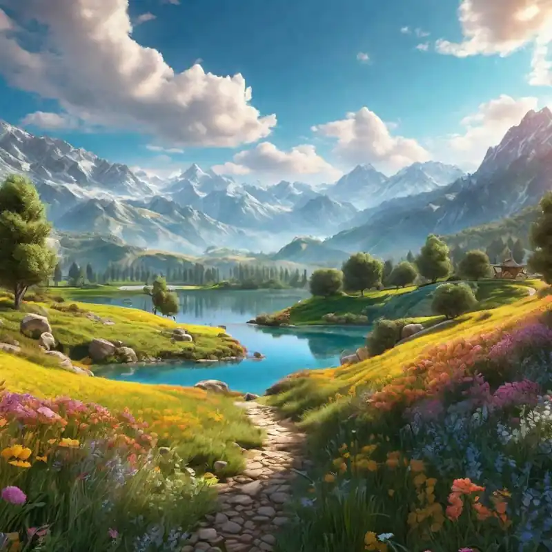 Peaceful Landscapes Ultra Hd Realistic Vivid Colors Highly Detailed Uhd Drawing Pen And Ink P (41) Hot Deal
