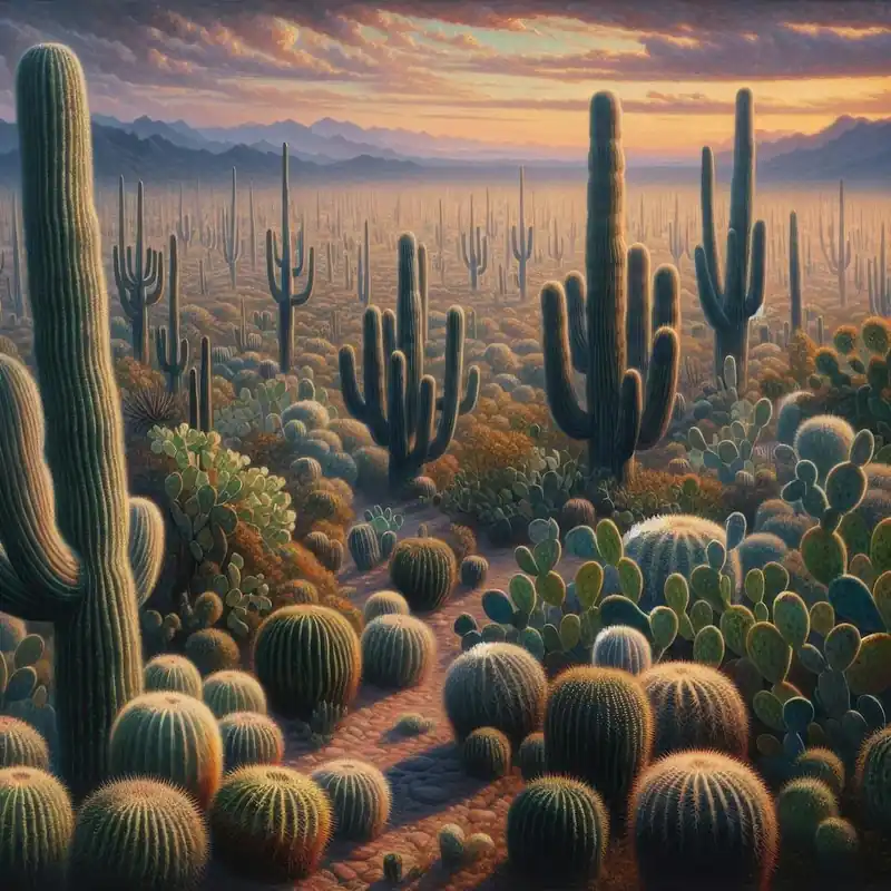 Cactus Desert 1 Modern