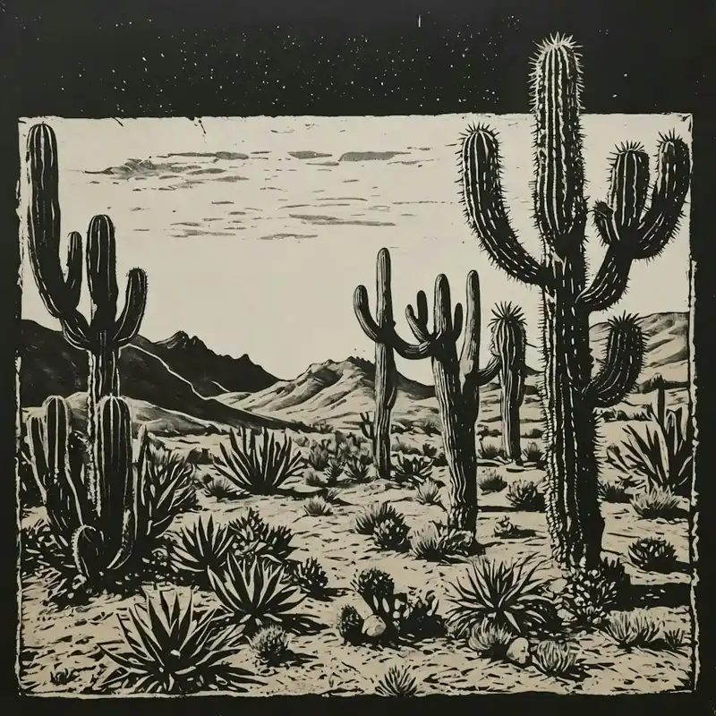Cactus In The Desert 1 Hassle-Free Returns