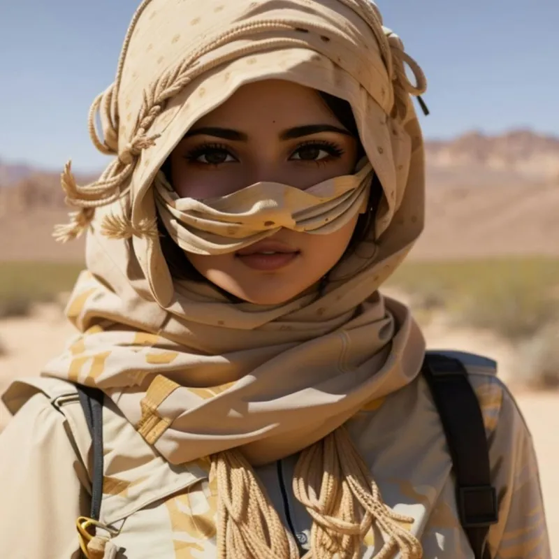 Portrait Of A Woman In The Desert Place Order