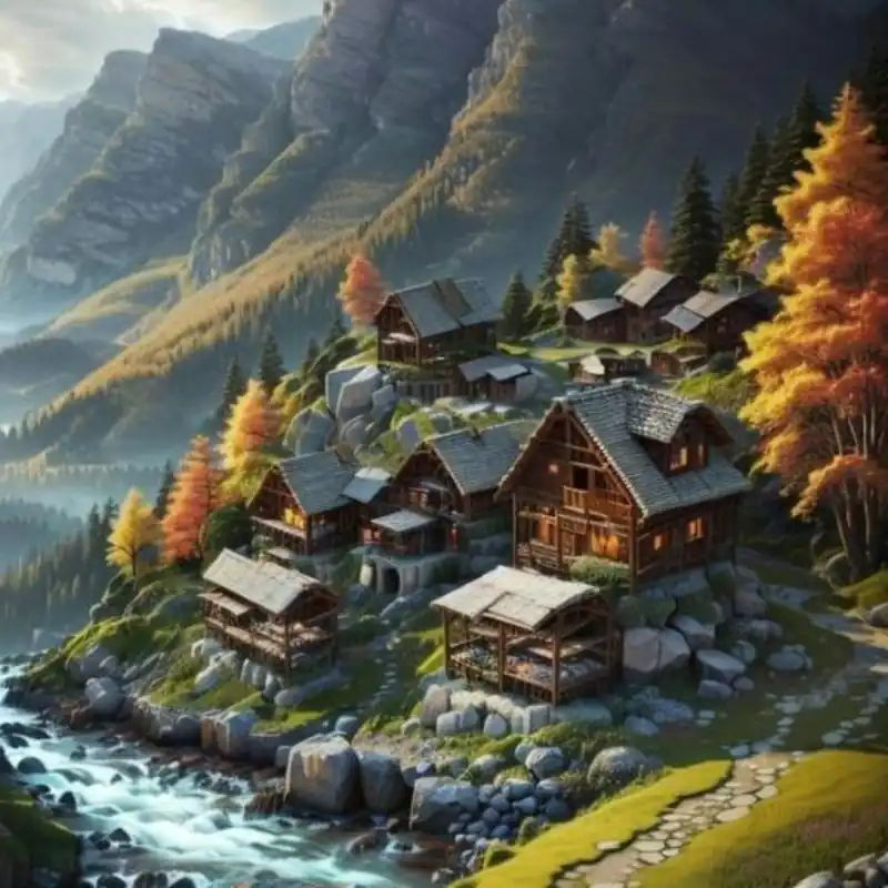Village In The Mountains 1 Cheap