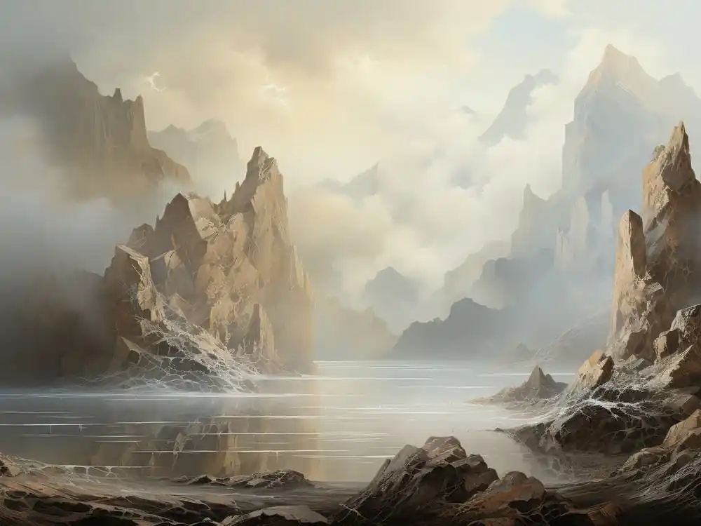 Rustic Lake Landscape Buy Today