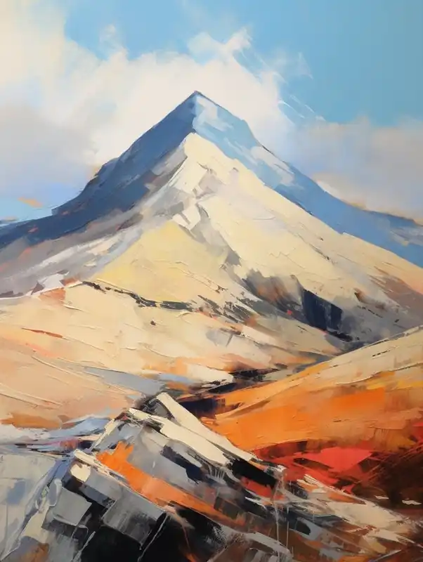 Stob Binnein Scotland 1 Mountain Painting Warranty Included