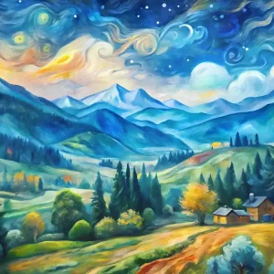 Van Gogh Carpathian National Park Ukraine Shop Now