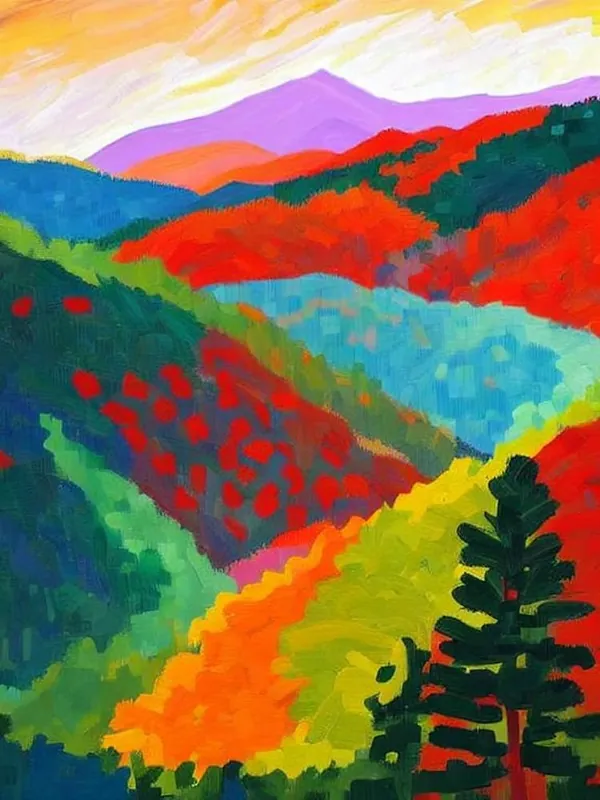 Fan Favorite Great Smoky Mountains National Park 1 United States Of America Abstract Colourful