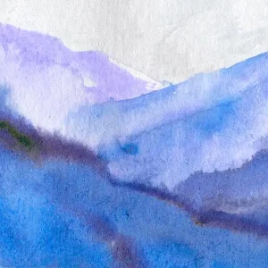 Watercolor Of Mountains 8 Limited Edition