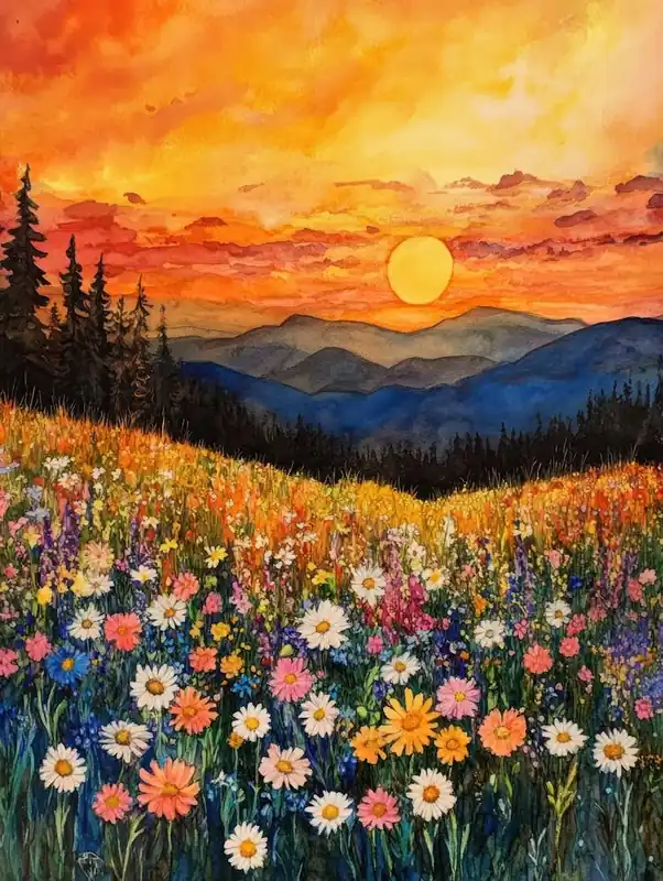 New Release Sunset In The Mountains 22