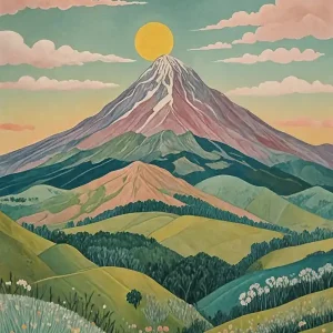 Volcano Sunset no1 Viral