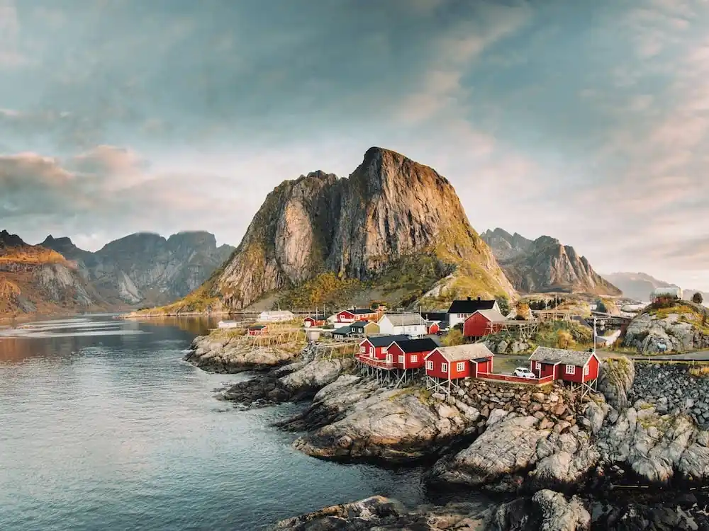 High Quality Fjord Town Scenery