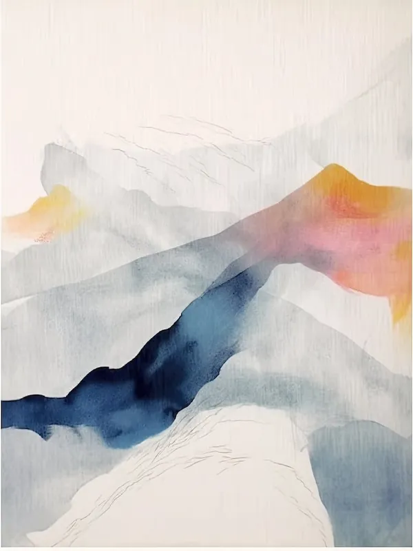Muted Neutrals Abstract 17 Seasonal Sale