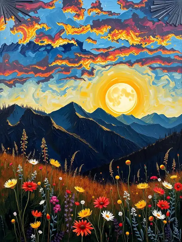 Fan Favorite Sunset In The Mountains 36