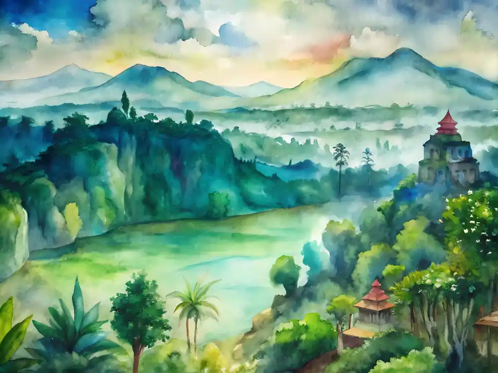 Van Gogh National Park Indonesia Fresh Stock