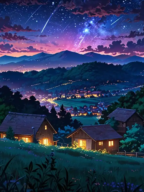 Night Sky Anime aesthetic 52 Popular