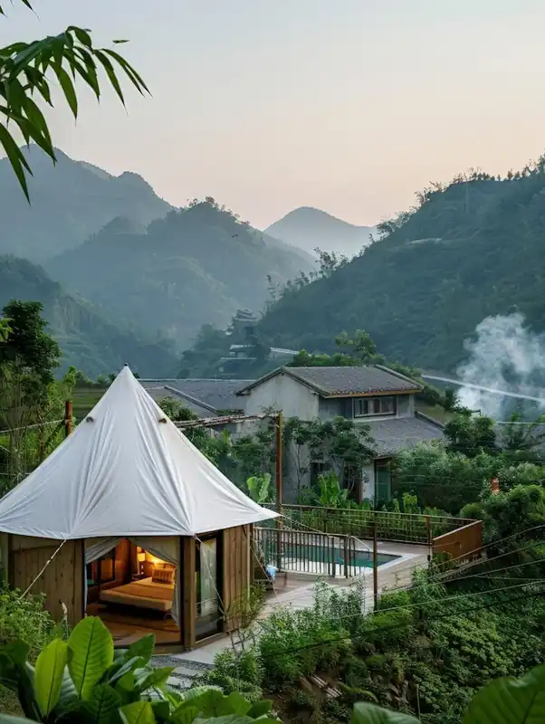 Markdown Tent In The Mountains