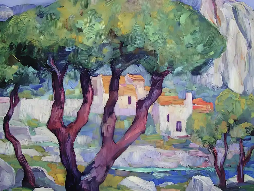 Special Offer Cypress Trees In The Mountains 1