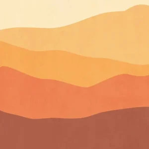 Warranty Included Abstract Landscape - sunset
