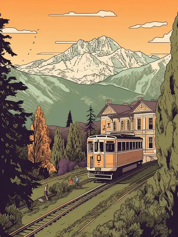 Santa Cruz California United States Travel Illustration 6 Top Rated