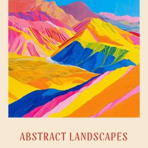 Trusted Brand Colourful Abstract Zhangye National Park China 1 Poster