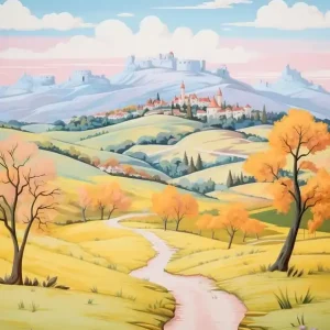 Tour Du Mont D Or France 2 Hike Illustration Authentic