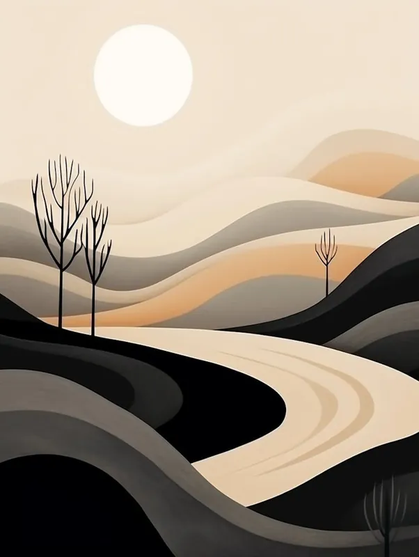 Bargain Minimalist Landscape 9