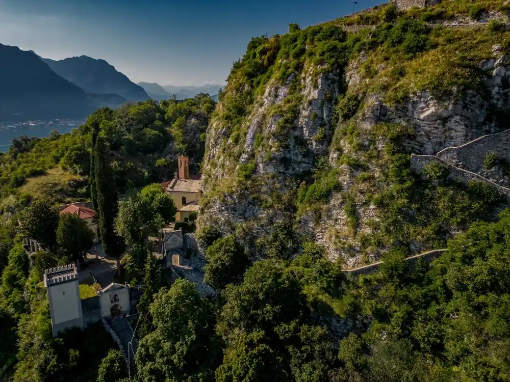 Aerial View Of Lake Como Genuine