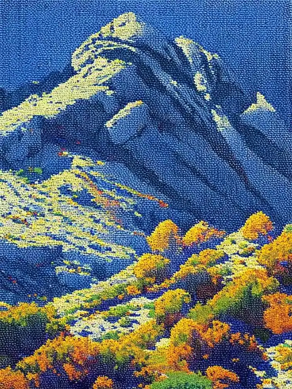 Sierra Nevada National Park Spain Pointillism Hot Deal