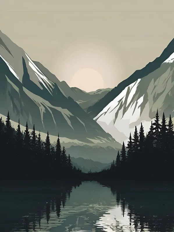 Time-Limited Mountain Landscape 2