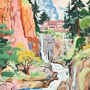 The BroadmoorColorado Springs, ColoradoResort Storybook Illustration 3 Place Order