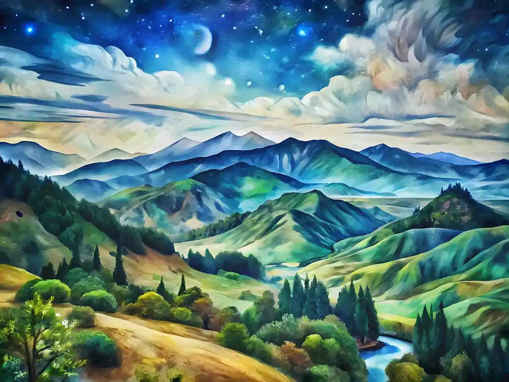 Van Gogh Kahurangi National Park New Zealand Budget