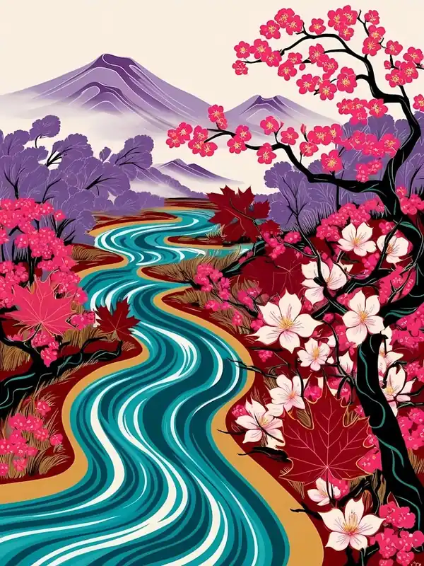 Warranty Included Asian Landscape Painting 12