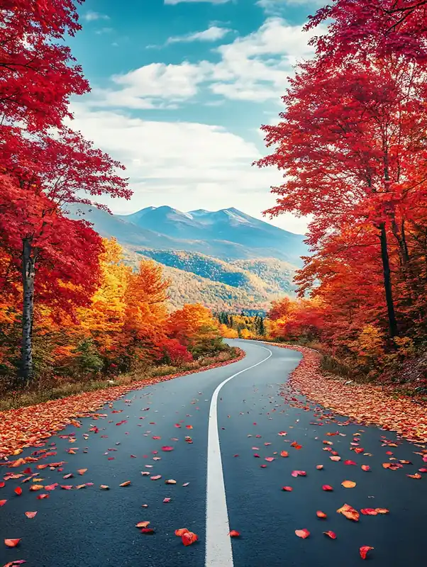 Fresh Stock Beautiful Road In Autumn 11