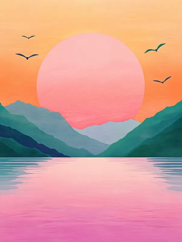 Sunset In The Mountains 33 Markdown