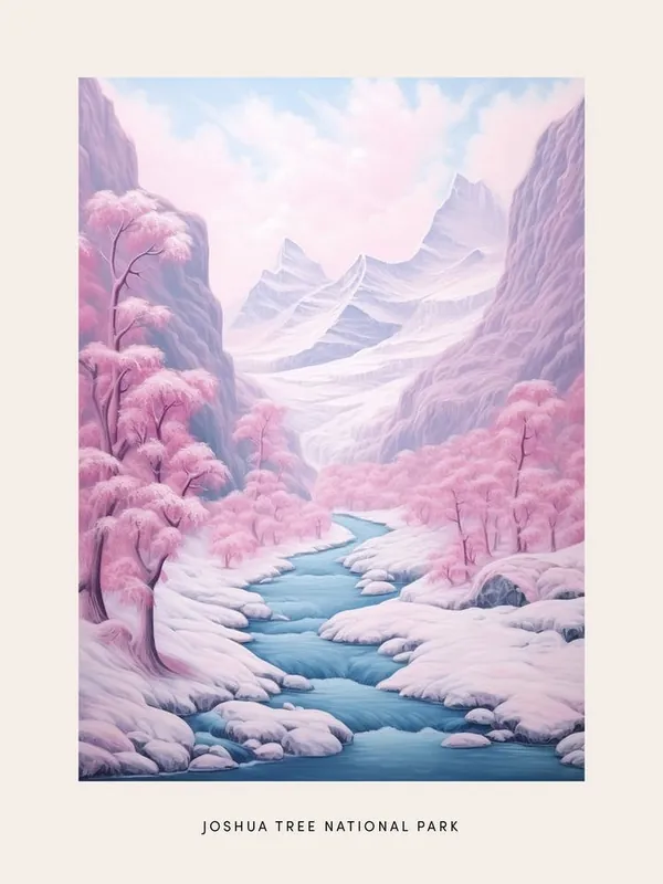 Free Delivery Dreamy Winter National Park PosterJostedalsbreen National Park Norway 2