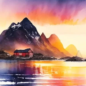 While Supplies Last Lofoten Islands, Norway Sunset