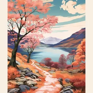 The Lake Districts Ullswa Hike Poster Sale