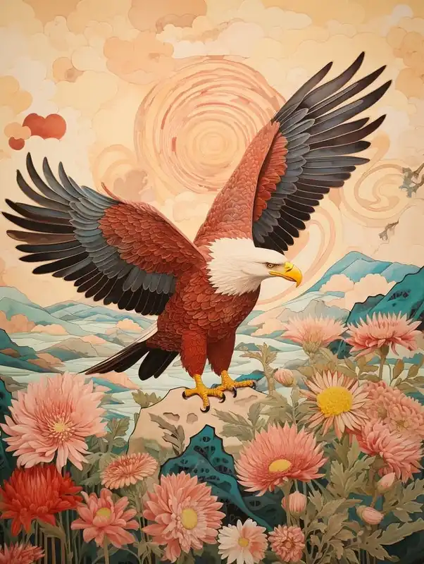 While Supplies Last Bald Eagle 2 Detailed Bird Painting